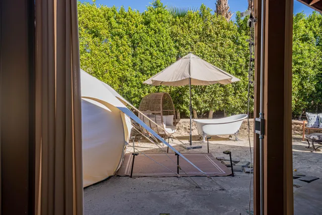 a view of outdoor space and deck