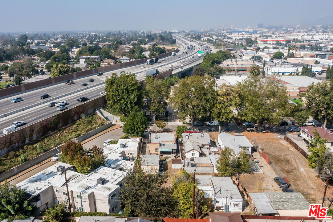 524 Hazel Street Glendale, CA 91201 - Photo 4 of 7 an aerial view of a city with lots of residential buildings