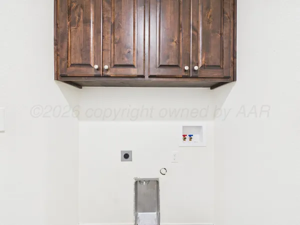 a backyard of a house