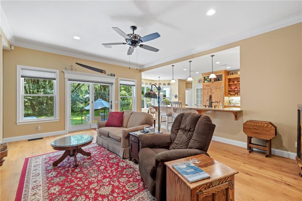287 Garner Road Edinburg, PA 16116 - Photo 11 of 49 a living room with furniture and a window
