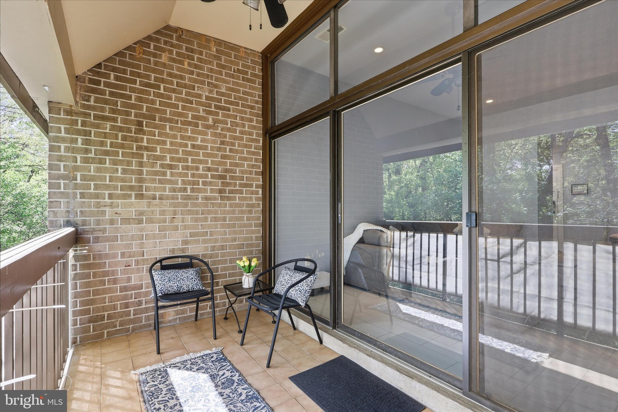 1661 Parkcrest Circle, Unit 5A/300 Reston, VA 20190 - Photo 16 of 22 a view of a balcony with chairs