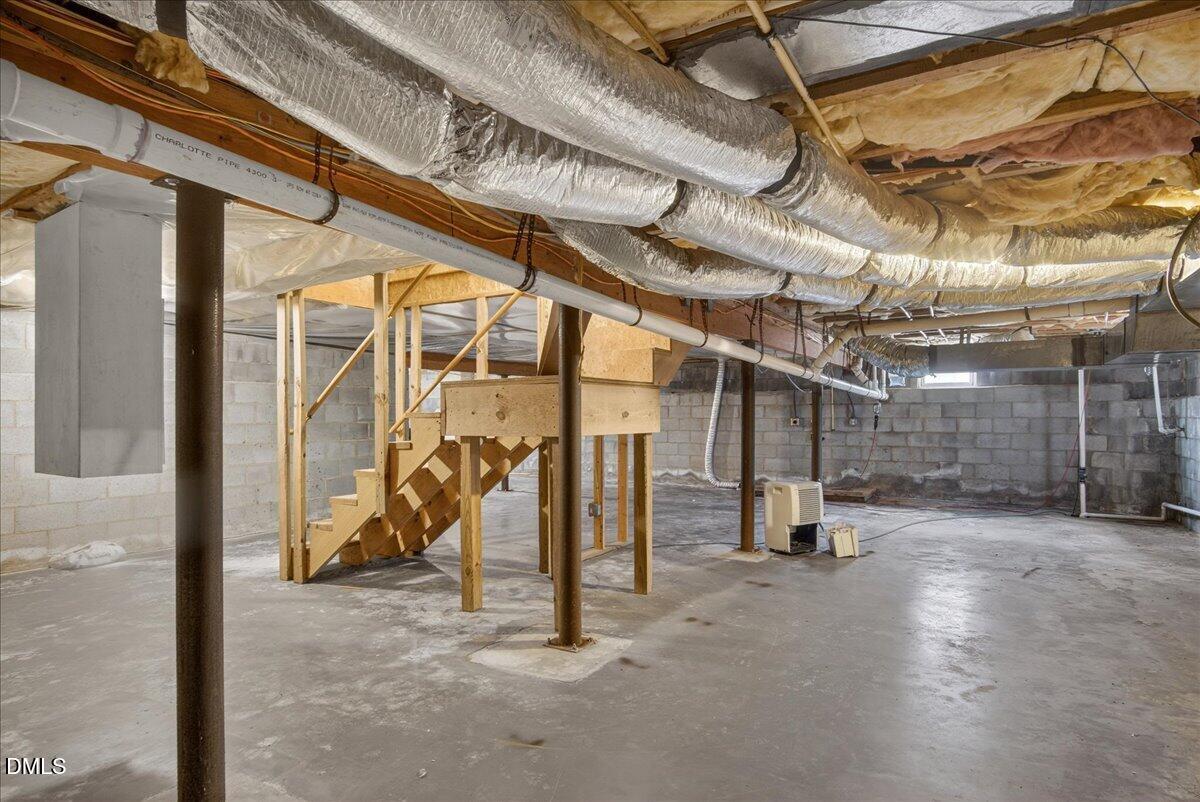 4098 Charlie Harris Road Oxford, NC 27565 - Photo 52 of 75 Unfinished basement