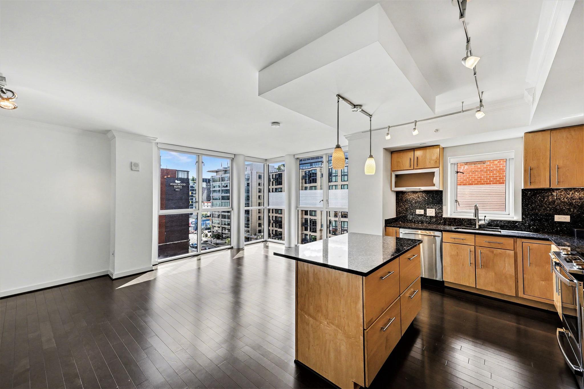 1025 First Street Southeast, Unit 906 Washington, DC 20003 - Photo 2 of 34 SW corner with floor to ceiling windows!