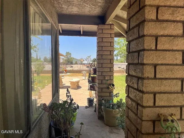 a view of front door and porch