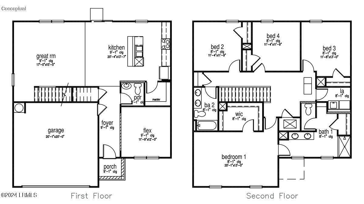 853 Holiday Street Ridgeland, SC 29936 - Photo 50 of 50 Galen Floorplan