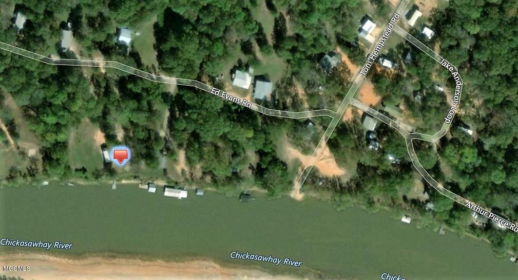 131 Ed Evans Road Lucedale, MS 39452 - Photo 34 of 35 aerial map view Ed Evans