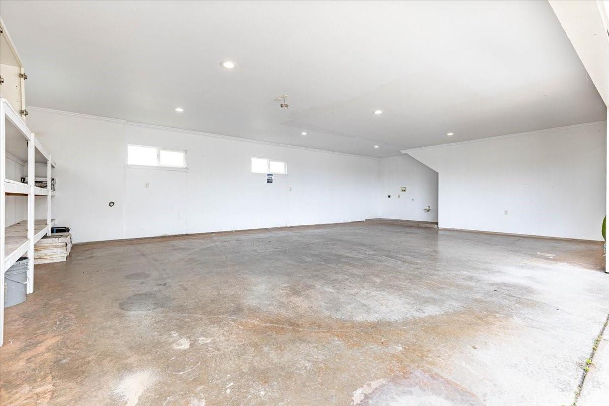 45-567 Keaahala Road, Unit A Kaneohe, HI 96744 - Photo 22 of 25 Large 'open' garage under newer section
