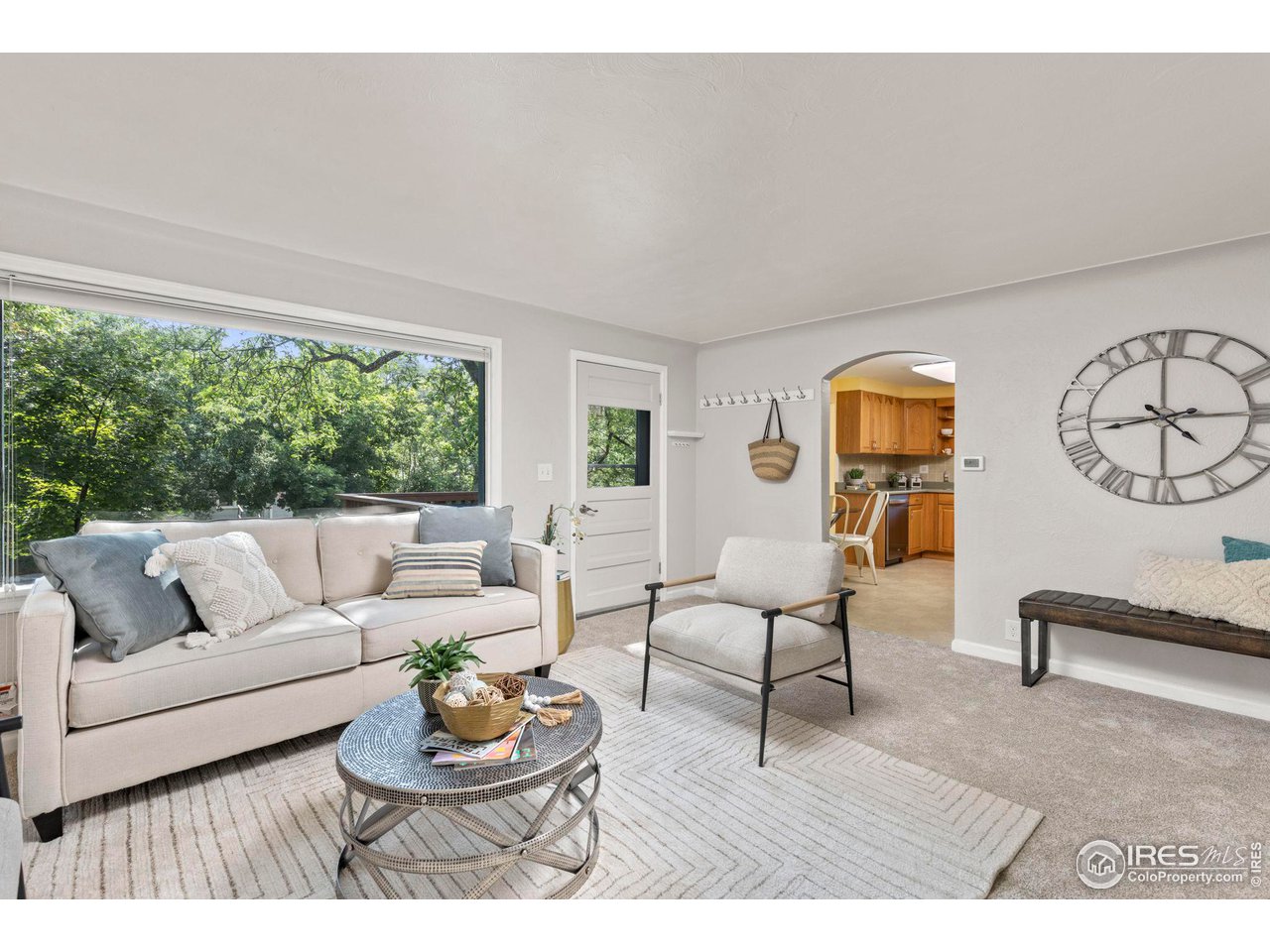 441 Sumner Street Longmont, CO 80501 - Photo 7 of 34 a living room with furniture a window and a potted plant