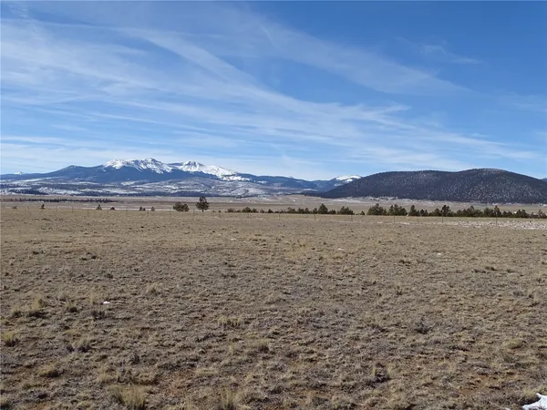 a view of an outdoor space and mountain view