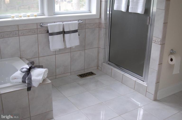 3125 Military Road Northwest Washington, DC 20015 - Photo 10 of 17 MASTER BATH W/WALK-IN SHOWER & JACUZZI TUB