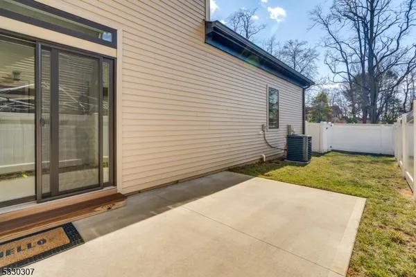 a backyard of a house