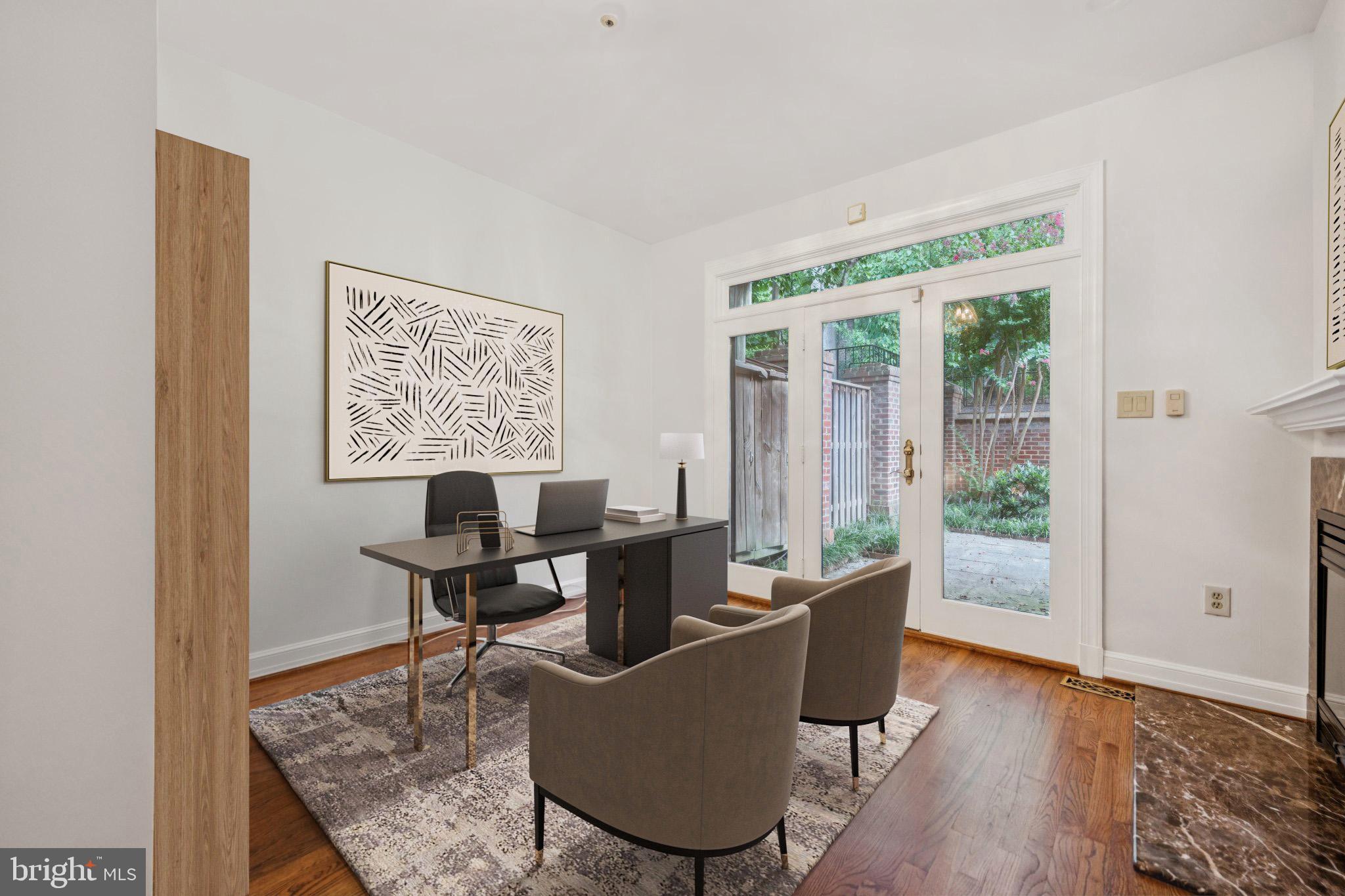 5819 Madaket Road Bethesda, MD 20816 - Photo 15 of 50 a living room with furniture and a large window