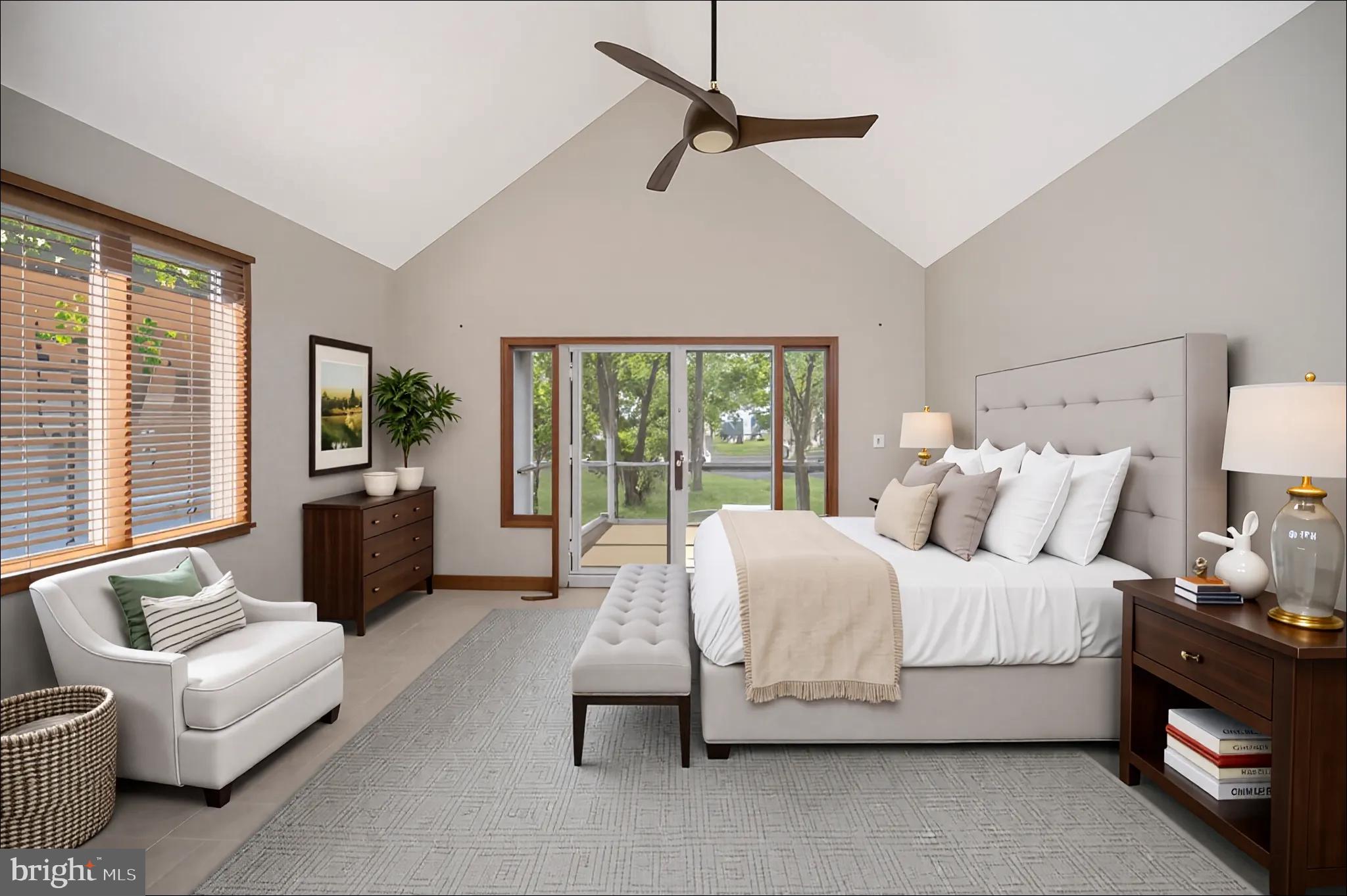 205 Skyline Road Locust Grove, VA 22508 - Photo 20 of 66 Virtually staged primary bedroom with a view