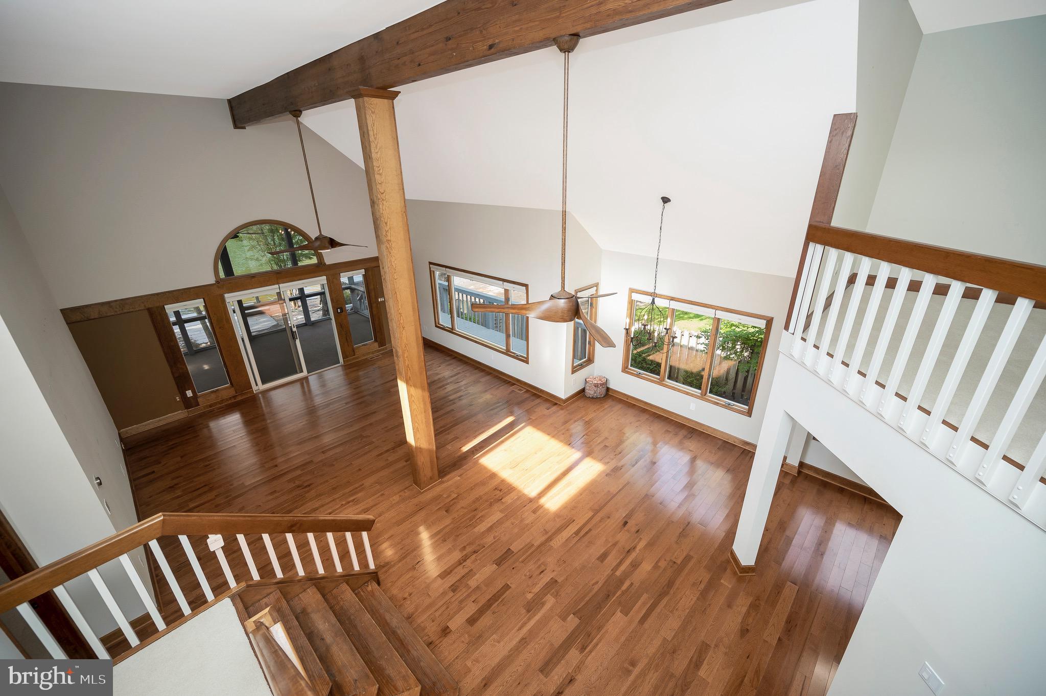 205 Skyline Road Locust Grove, VA 22508 - Photo 27 of 66 Upper level view of wood beams