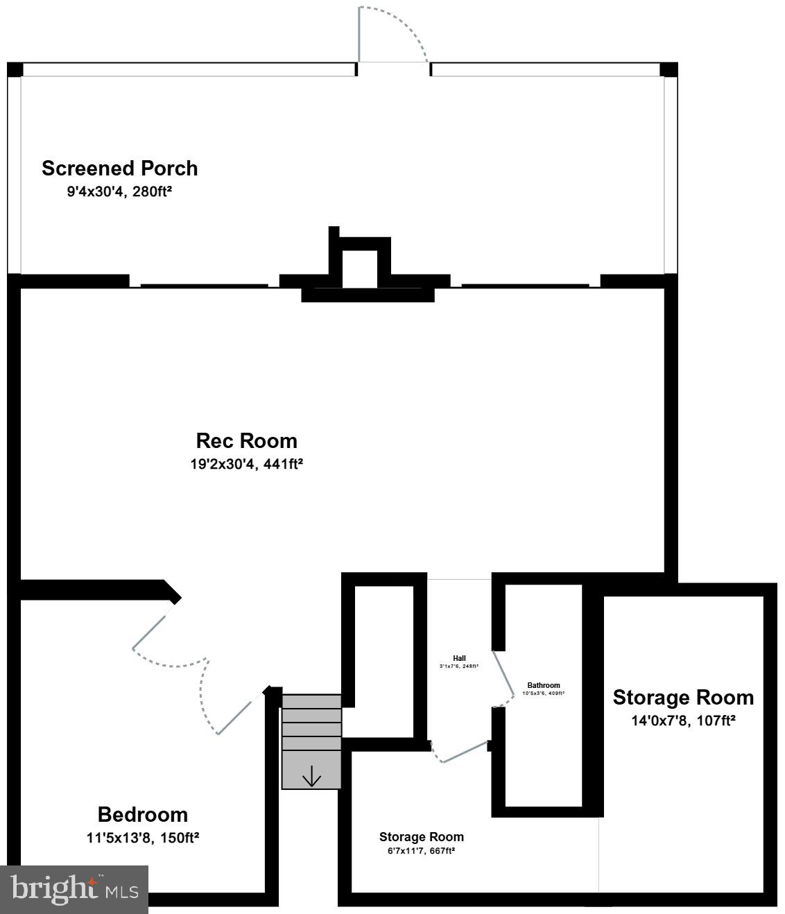 205 Skyline Road Locust Grove, VA 22508 - Photo 66 of 66 Lower level floor plan