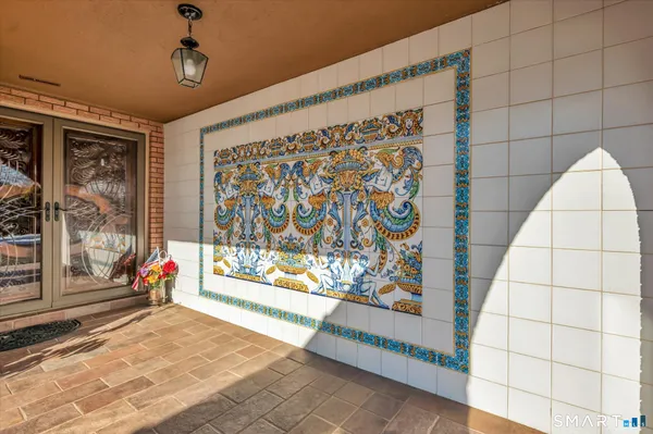 a view of a entryway door of the house