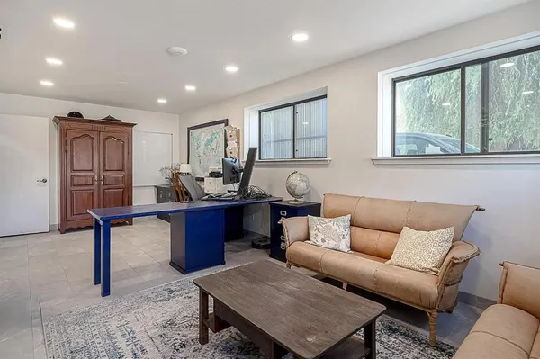 a kitchen with stainless steel appliances a stove and a refrigerator