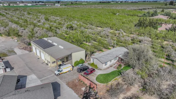 a view of a city with an ocean