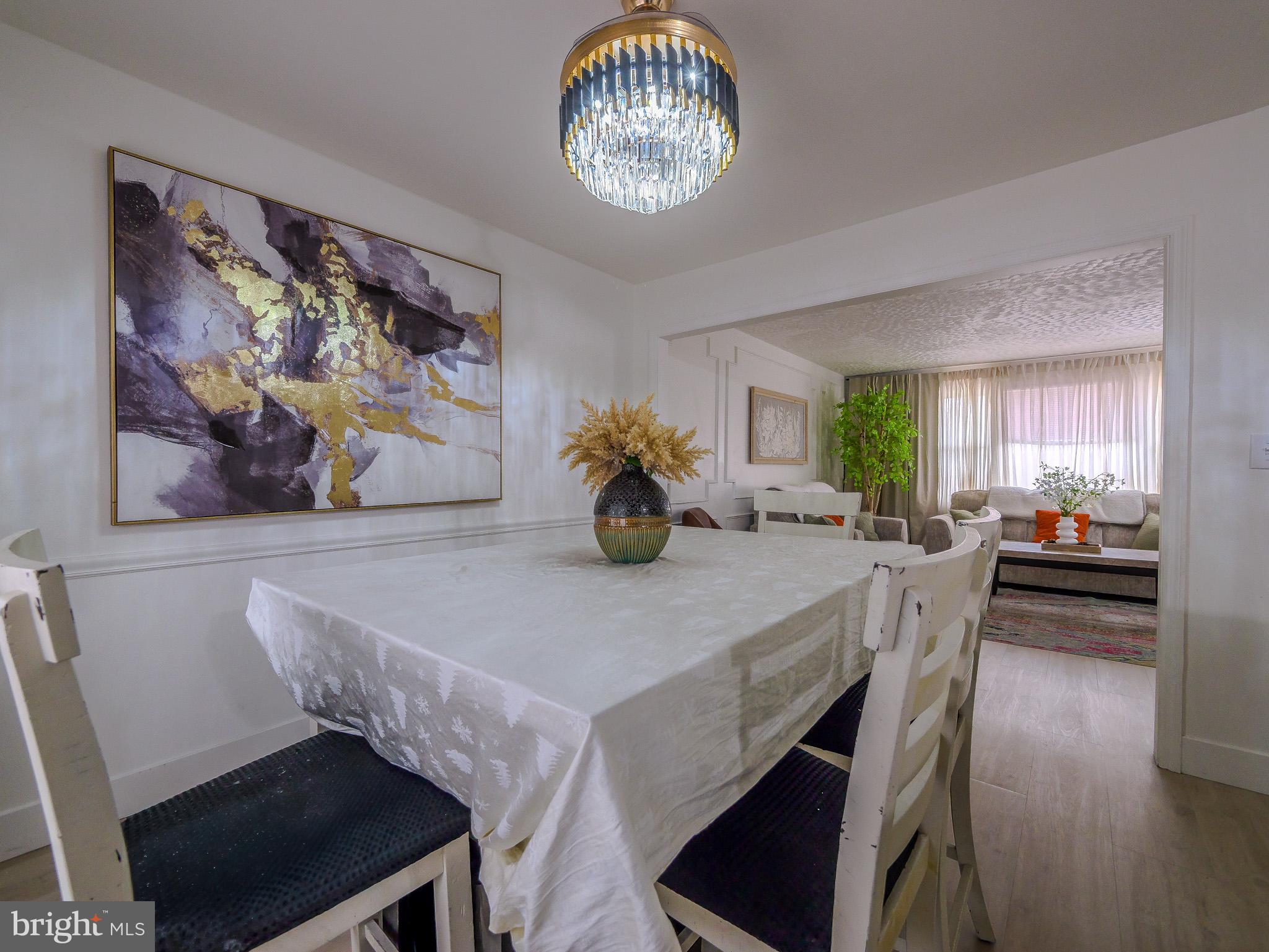38 Pendleton Court New Castle, DE 19720 - Photo 15 of 57 Dining Room and island in kitchen