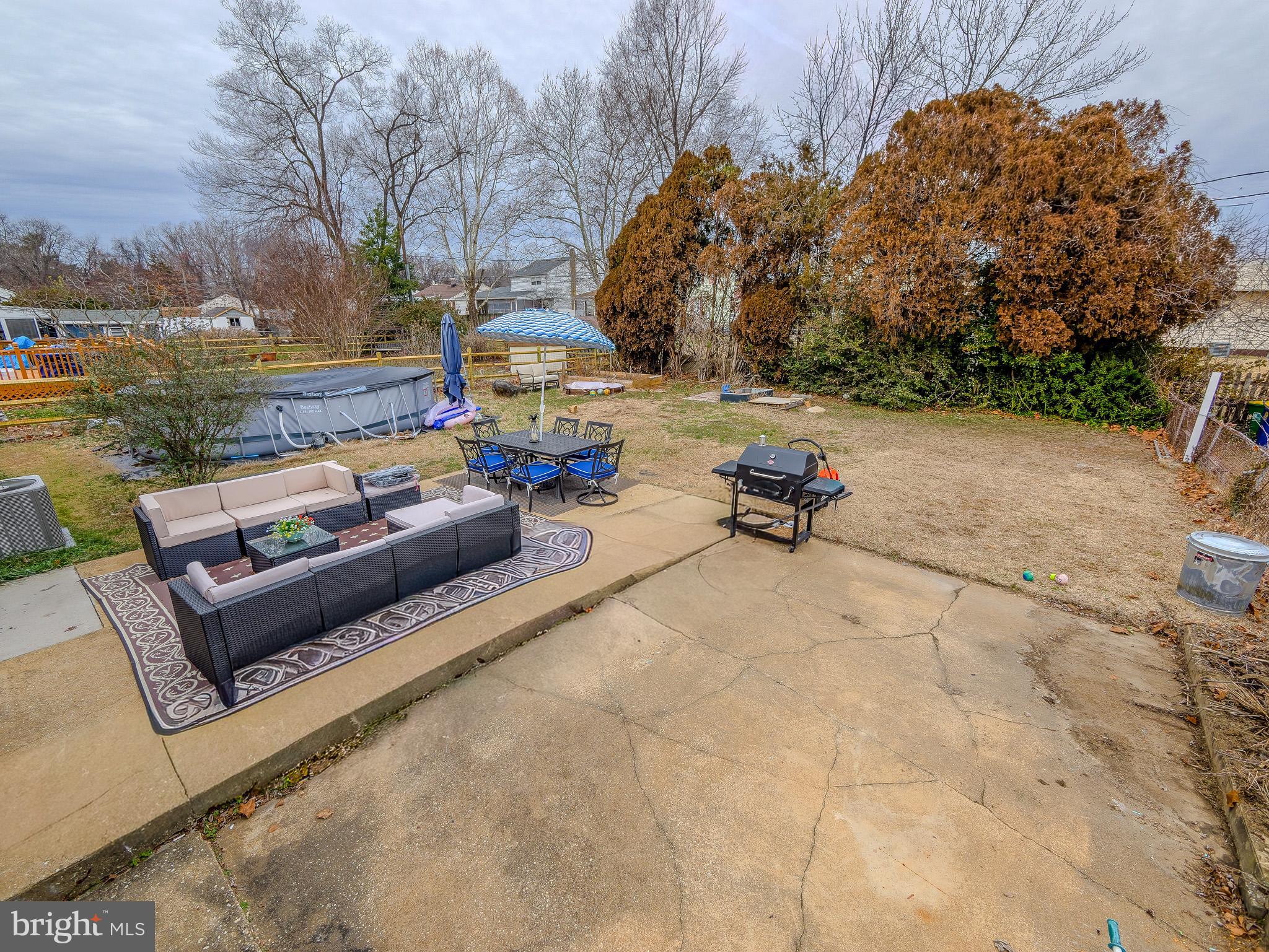 38 Pendleton Court New Castle, DE 19720 - Photo 51 of 57 Back Patio off Kitchen with Pool