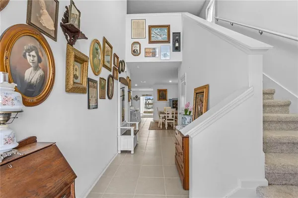 a view of living room washer and dryer