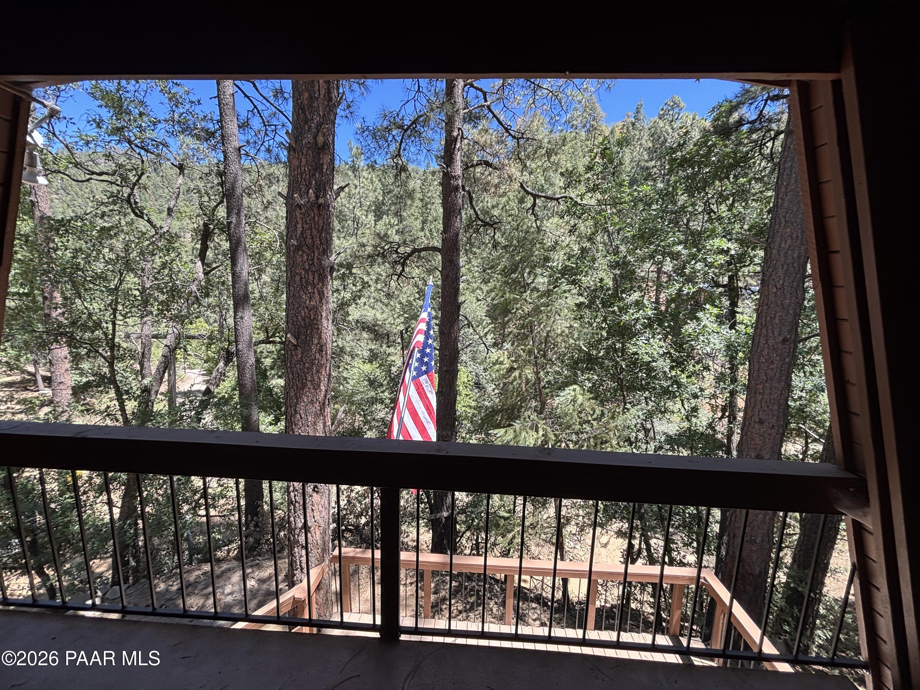8550 South Breezy Pine Road Mayer, AZ 86333 - Photo 14 of 40 a view of a street from a balcony