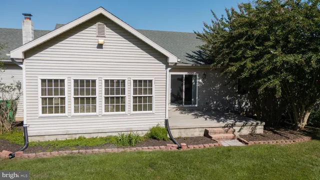 a backyard of a house