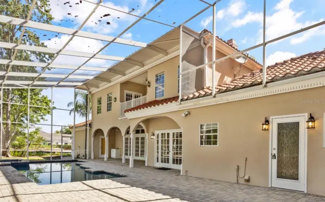 a view of a building with a outdoor space