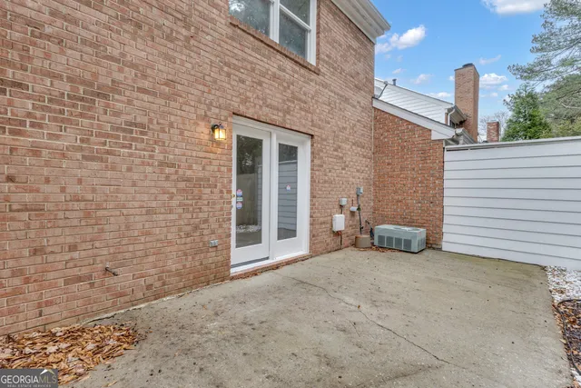 a view of a yard with a tiny play house