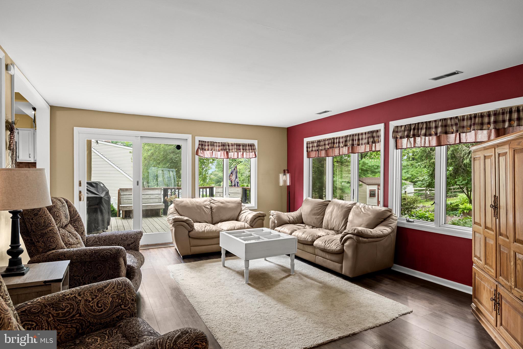 494 Arneys Mt Road Pemberton, NJ 08068 - Photo 14 of 47 a living room with furniture and a large window
