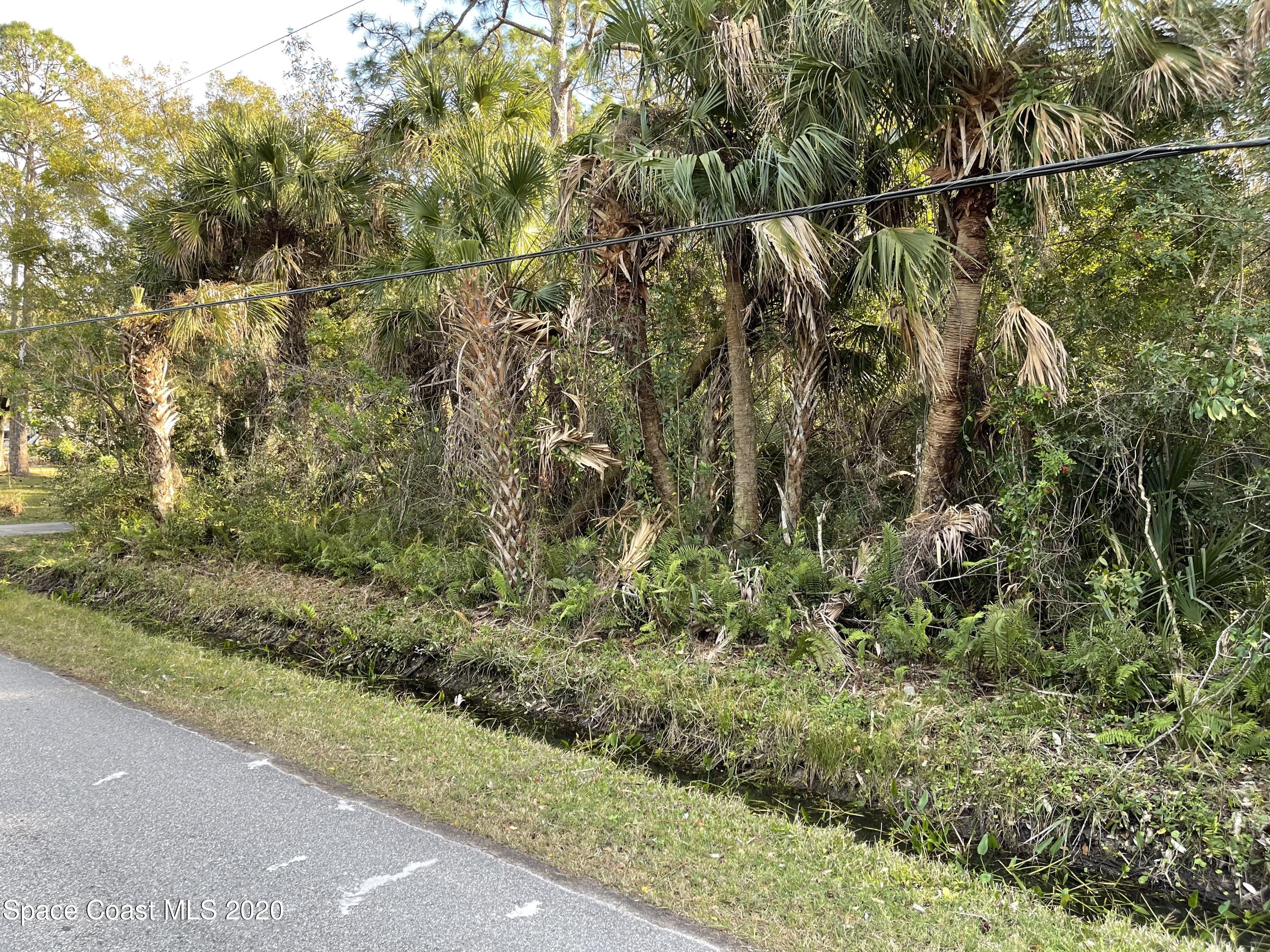0 Mustang Road Melbourne, FL 32934 - Photo 3 of 8 a view of a yard and trees