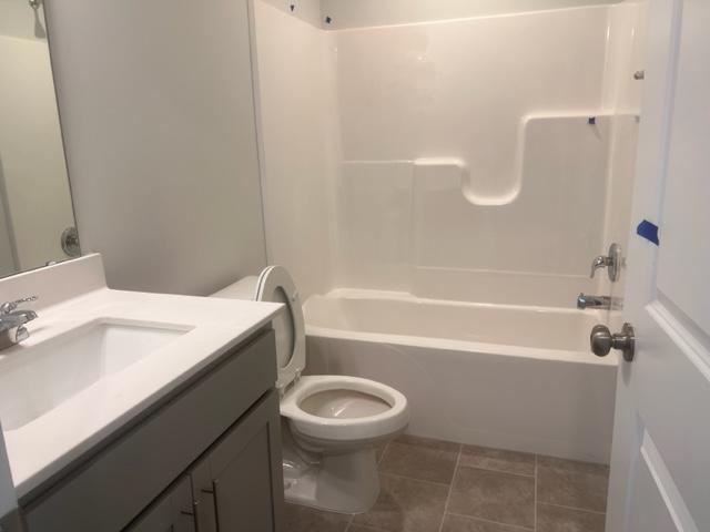 217 Ivy Vine Way Raleigh, NC 27610 - Photo 15 of 18 a bathroom with a sink a toilet and a bathtub