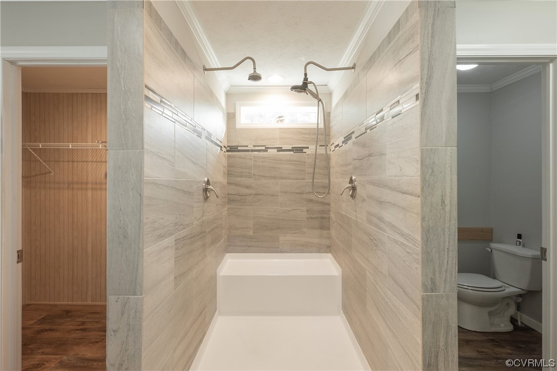 20602 Reese Road Dinwiddie, VA 23841 - Photo 19 of 50 a bathroom with a granite countertop shower a toilet and a sink