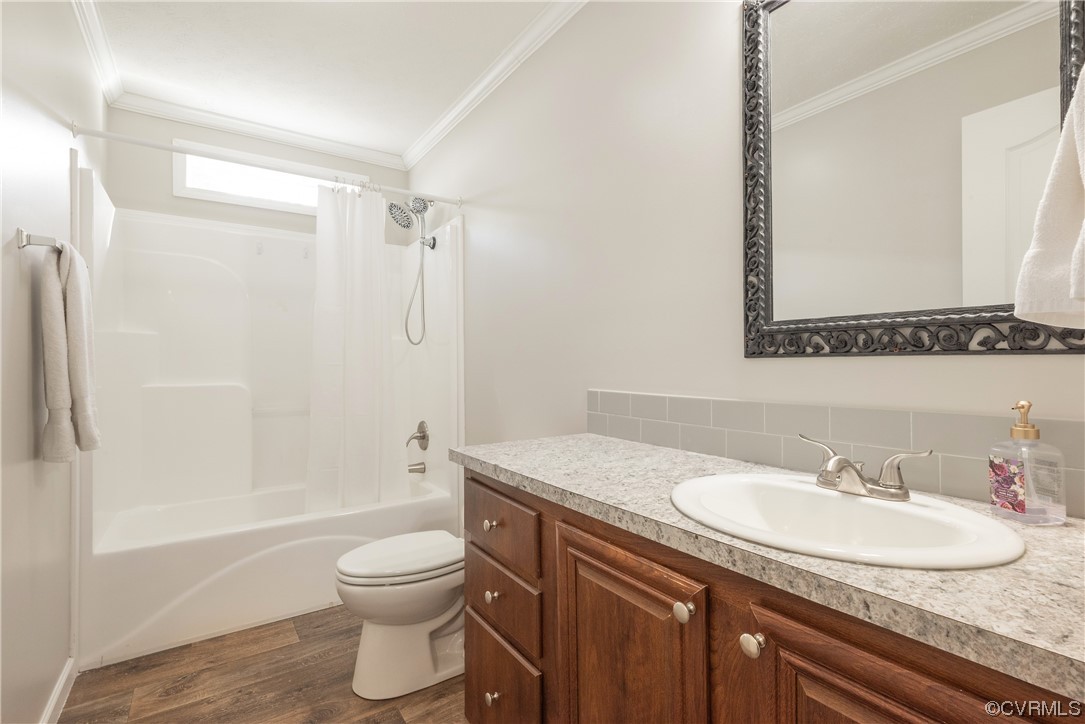 20602 Reese Road Dinwiddie, VA 23841 - Photo 22 of 50 a bathroom with a granite countertop sink toilet and shower