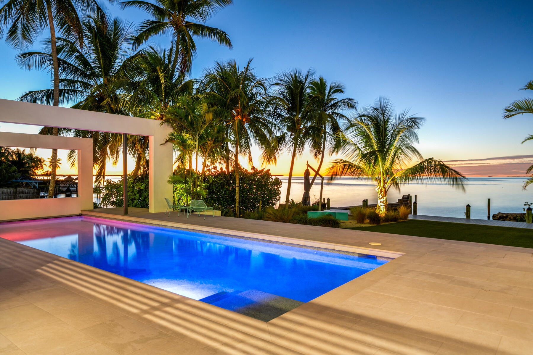 19 Avacado Street Islamorada, FL 33036 - Photo 21 of 104 a view of swimming pool with palm trees