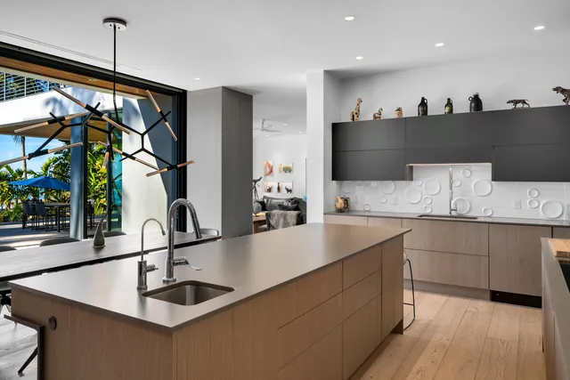 a outdoor living space with furniture