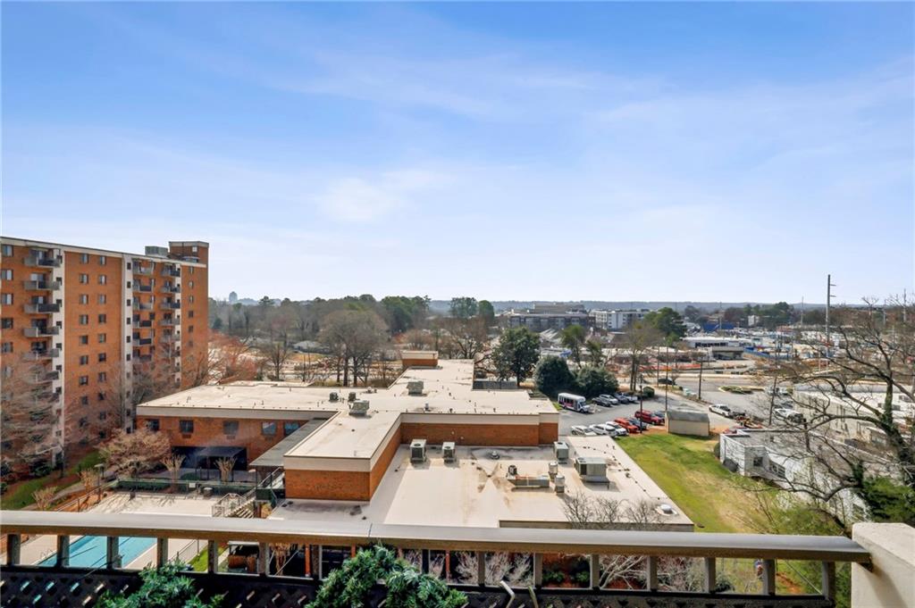 300 Johnson Ferry Road, Unit B804 Sandy Springs, GA 30328 - Photo 24 of 37 a view of a city from a terrace