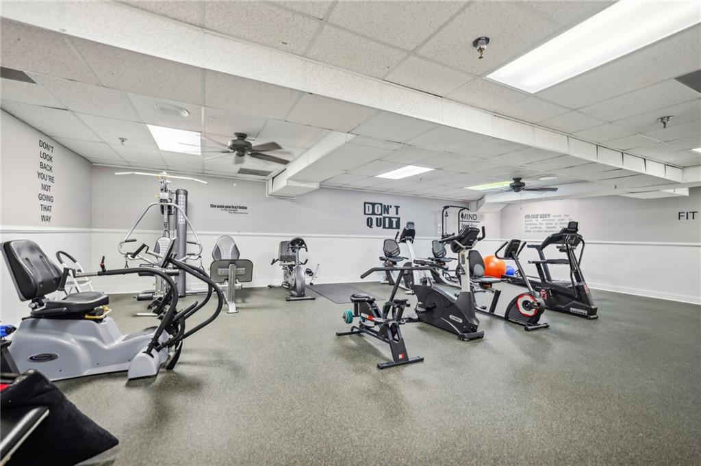 300 Johnson Ferry Road, Unit B804 Sandy Springs, GA 30328 - Photo 33 of 37 a view of a room with gym equipment