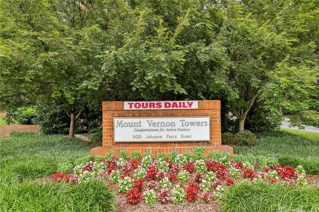 300 Johnson Ferry Road, Unit B804 Sandy Springs, GA 30328 - Photo 36 of 37 a sign on the side of the tree