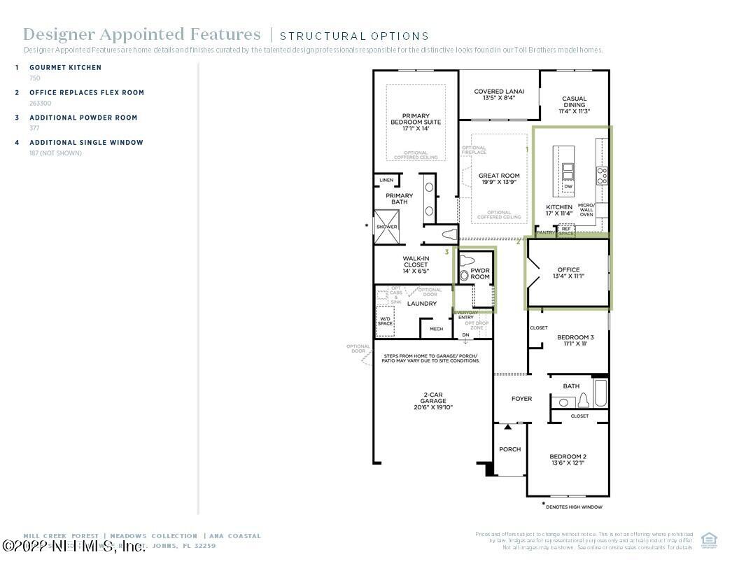 114 Wye Road St. Johns, FL 32259 - Photo 15 of 15 Floor Plan