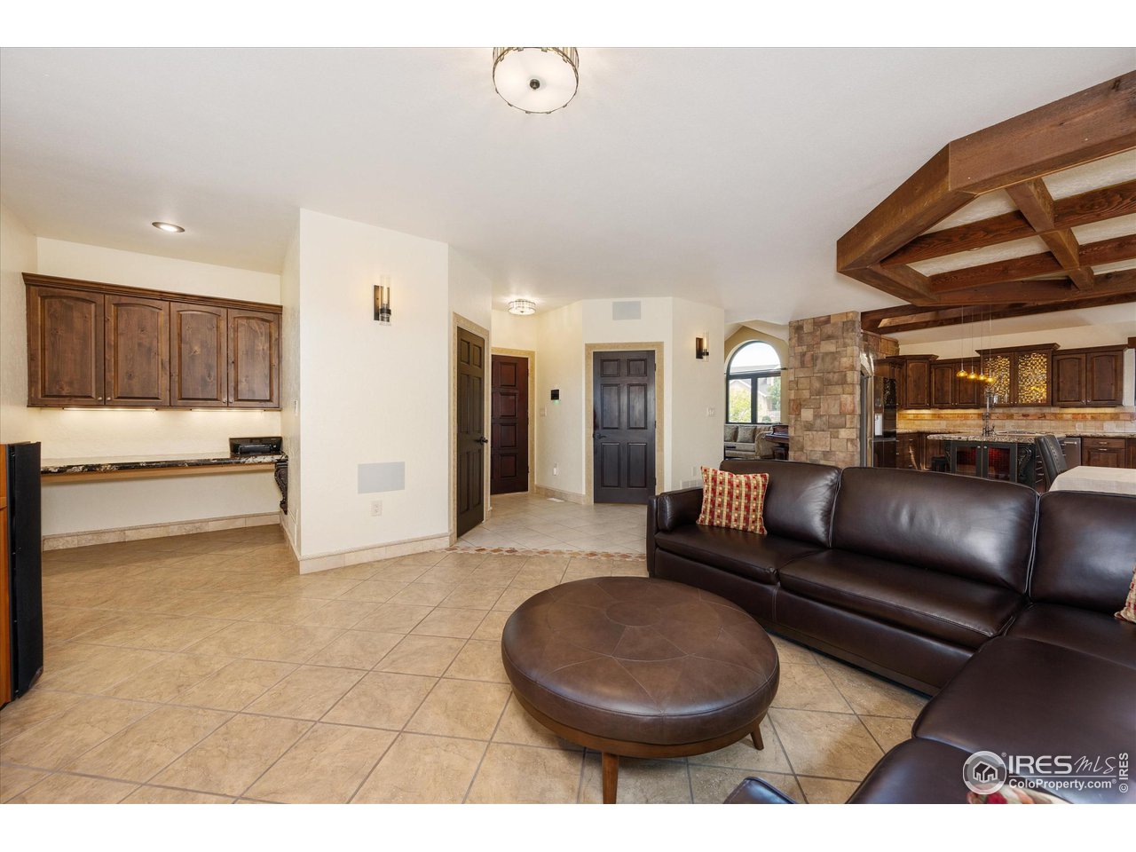 1455 Hawkridge Road Eaton, CO 80615 - Photo 28 of 40 Living Room with Built-In Desk + Added Storage