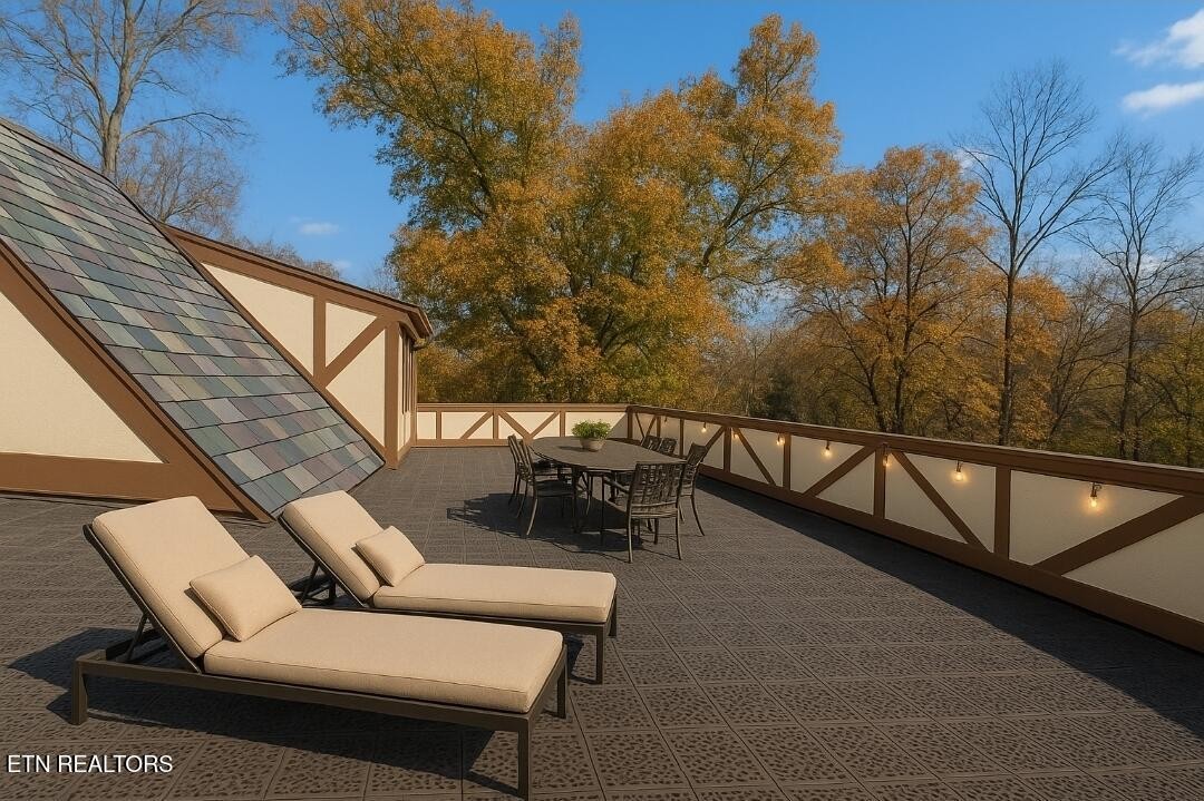 200 East Red Bud Road Knoxville, TN 37920 - Photo 37 of 60 a view of a chairs and table in the balcony