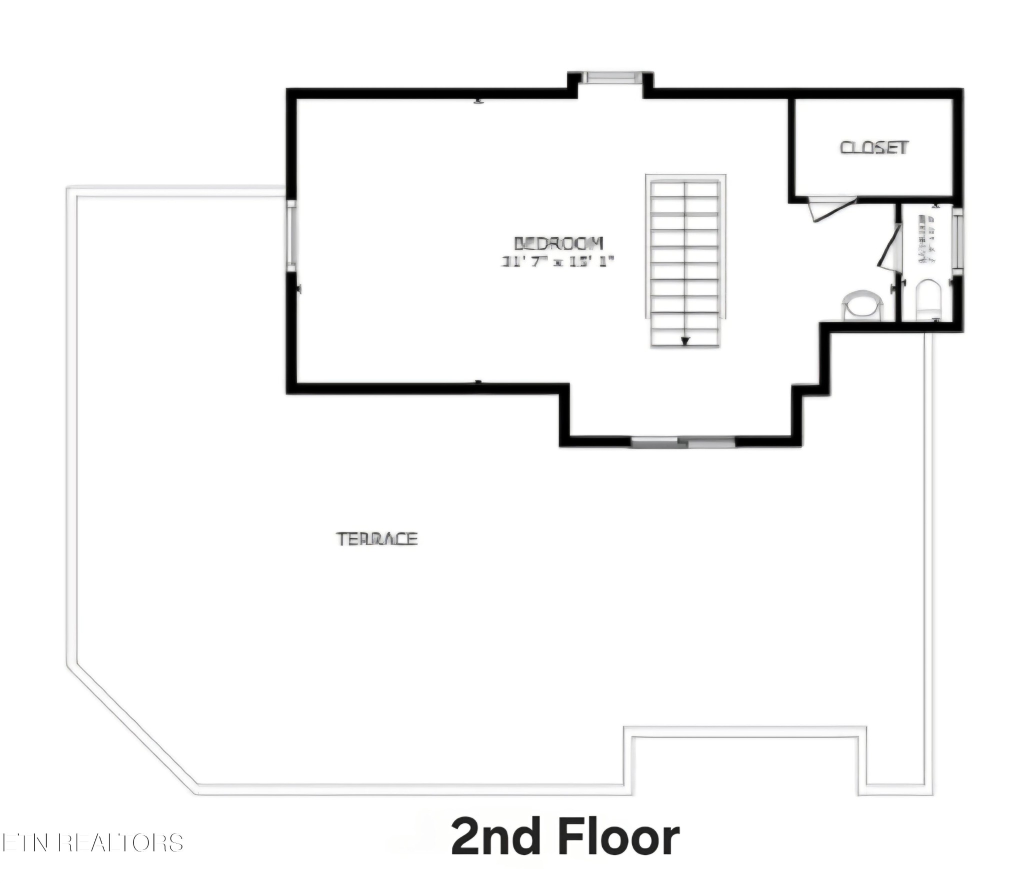 200 East Red Bud Road Knoxville, TN 37920 - Photo 52 of 60 a picture of a black and white wall