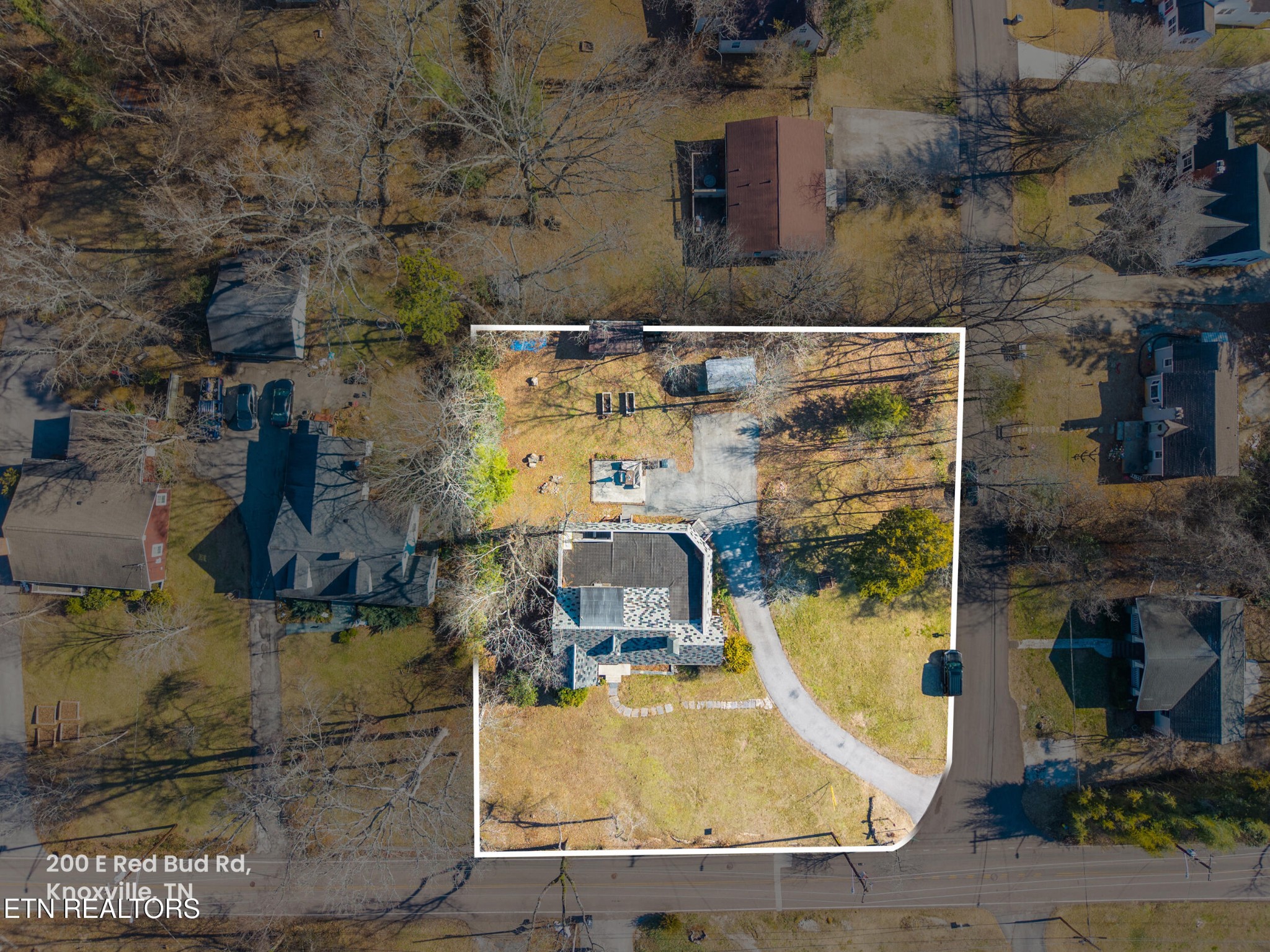 200 East Red Bud Road Knoxville, TN 37920 - Photo 56 of 60 aerial view of a house with outdoor space