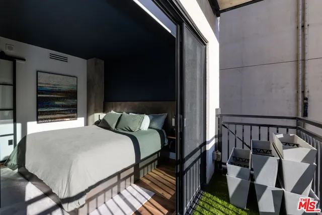 front view of a building with a street