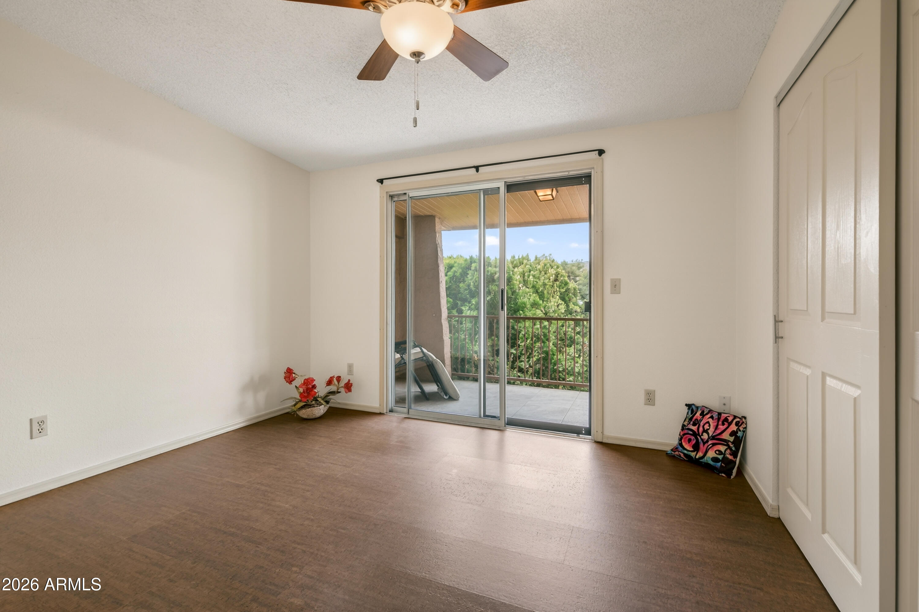 130 Castle Rock Road, Unit 66 Sedona, AZ 86351 - Photo 22 of 37 Bedroom 2 with Balcony