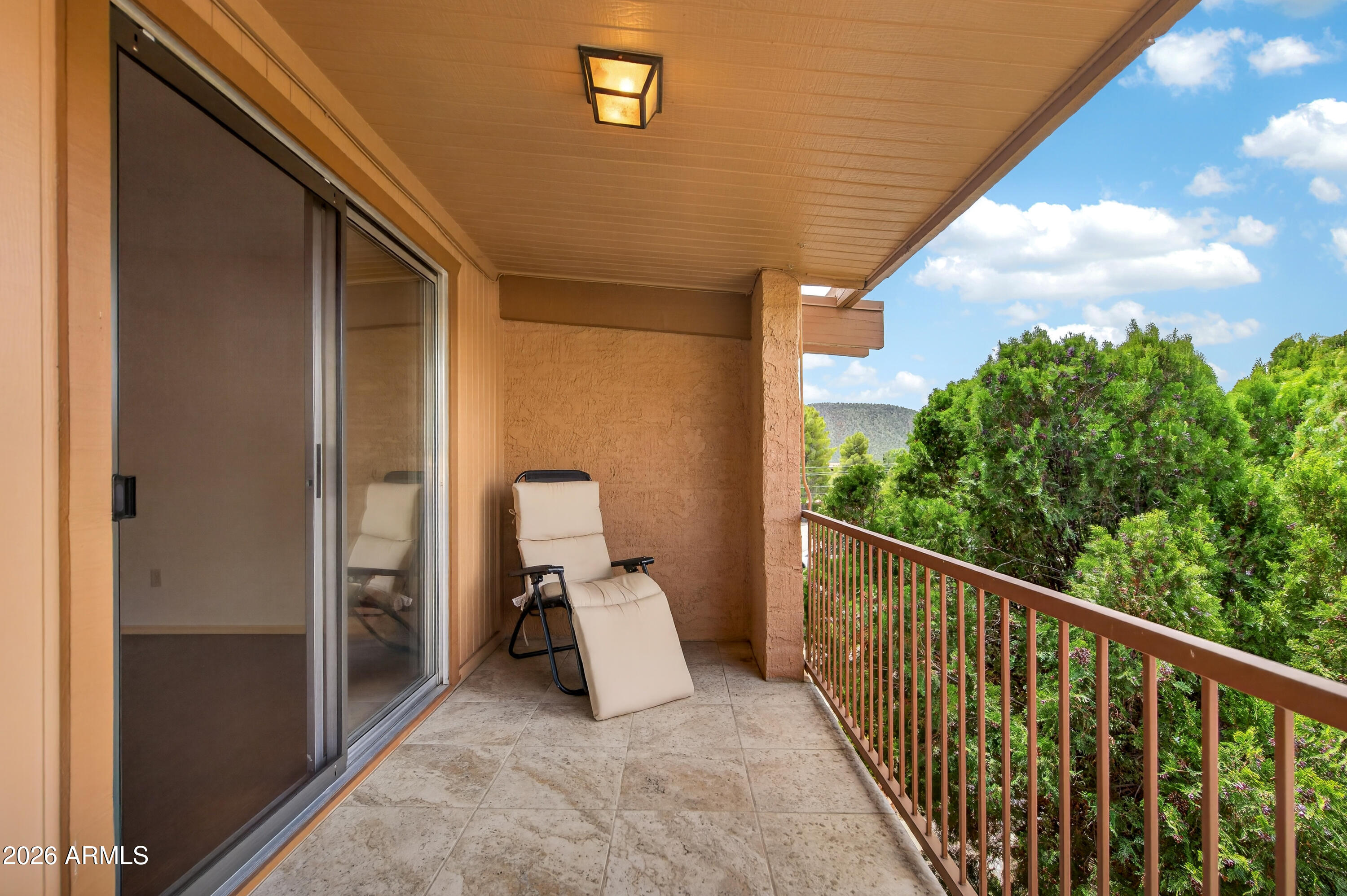 130 Castle Rock Road, Unit 66 Sedona, AZ 86351 - Photo 27 of 37 Upstairs Balcony Kick Back and Relax!