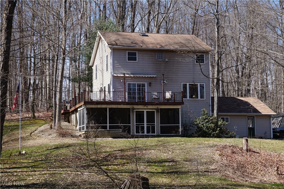 17485 Burrows Road Thompson, OH 44086 - Photo 3 of 43 Side of house with porch