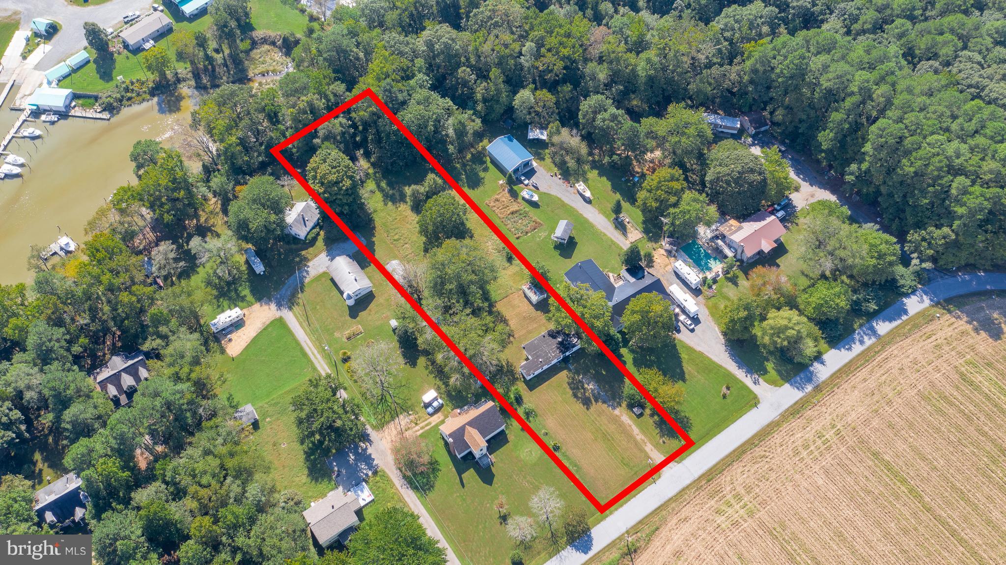 49655 Bayne Road Ridge, MD 20680 - Photo 5 of 27 Exterior Lines of lot outline are approx