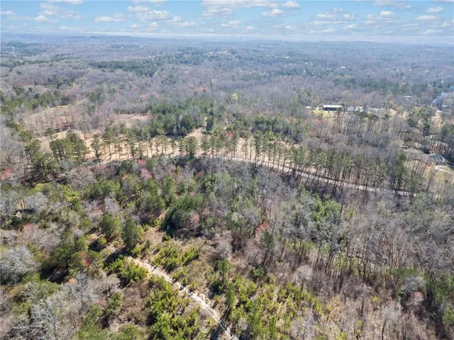 a view of mountain view with lots of trees